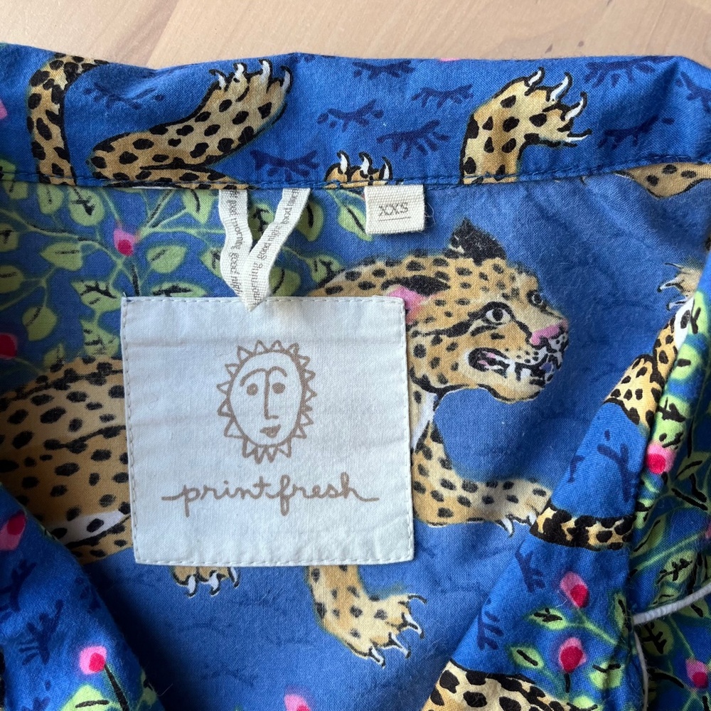 Printfresh Bagheera Cheetah long pajama set - Picture 2 of 13